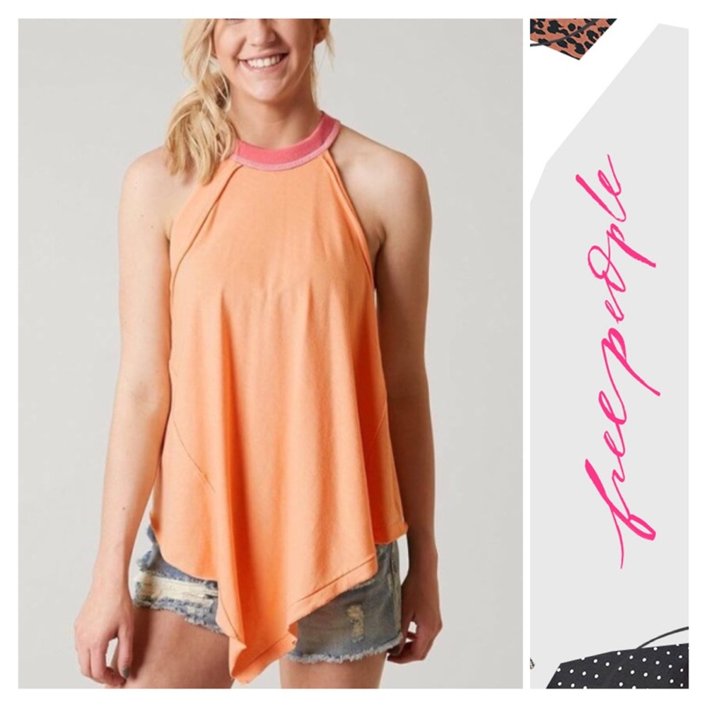 Free People Twin Peaks Asymmetrical Tank